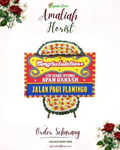 Bunga Papan Congratulation di Cipadang